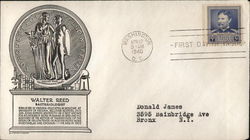 Walter Reed Bacteriologist First Day Cover