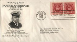 John Philip Sousa 1854-1932 First Day Covers First Day Cover First Day Cover First Day Cover