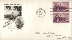 150th Anniversary of Kentucky Statehood First Day Cover