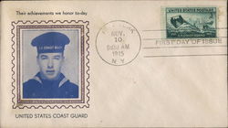 The achievements we honor to-day United States Coast Guard First Day Covers First Day Cover First Day Cover First Day Cover