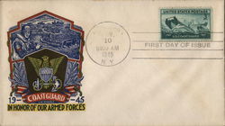 U.S. Coast Guard, 1945 - In Honor of Our Armed Forces First Day Covers First Day Cover First Day Cover First Day Cover