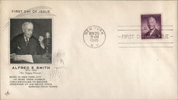 Alfred E. Smith 1873-1944 First Day Covers First Day Cover First Day Cover First Day Cover