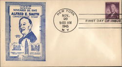 Alfred E. Smith Commemorative Stamp First Day Cover