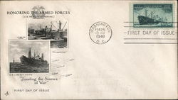 Honoring the Armed Forces - "Loading the Sinews of War" First Day Cover