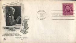 William Allen White Author and publisher of the Emporia Gazette First Day Cover