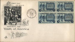 Honoring Youth of America Youth Month Sept. 1 - 30 1948 (Youth Month) First Day Cover