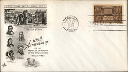100th Anniversary of the Arrival in Oklahoma of the Five Civilized Indian Tribes First Day Cover