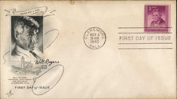 Will Rogers 1870-1935 First Day Covers First Day Cover First Day Cover First Day Cover