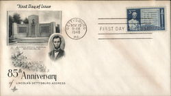 85th Anniversary of Lincoln's Gettysburg Address First Day Cover