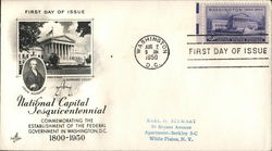 National Capital Sesquicentennial First Day Cover
