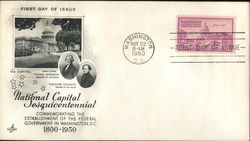 National Capital Sesquicentennial First Day Cover