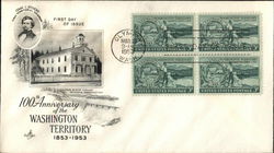 100th Anniversary of the Washington Territory 1853 - 1953 First Day Covers First Day Cover First Day Cover First Day Cover