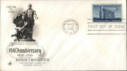 100th Anniversary 1856-1956 of the Birth of Booker T. Washington First Day Cover