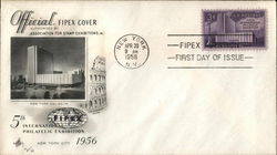 5th International Philatelic Exhibition 1956 First Day Cover