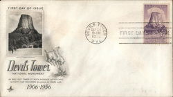 Devil's Tower National Monument First Day Cover
