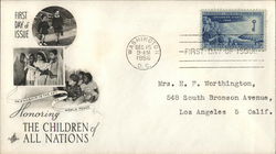 Honoring the Children of All Nations First Day Cover