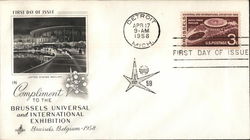 In Compliment to the Brussels Universal and International Exhibition First Day Cover