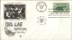 CIVIL WAR CENTENNIAL 1861-1961 First Day Cover