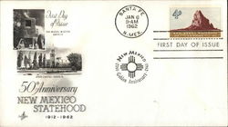 50th Anniversary New Mexico Statehood 1912-1962 First Day Cover