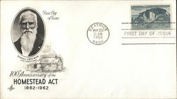100th Anniversary of the Homestead Act 1862-1962 First Day Cover