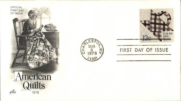 American Quilts 1978 First Day Covers