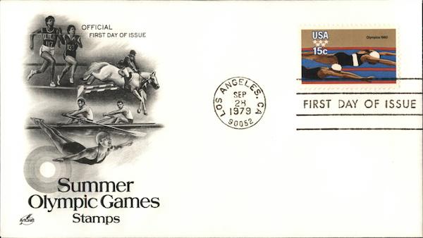 Summer Olympic Games 1979 First Day Covers
