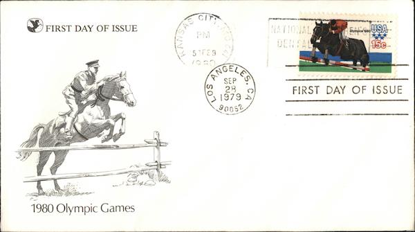 1980 Olympic Games First Day Covers