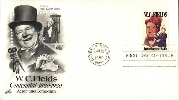 Honoring W. C. Fields First Day Covers