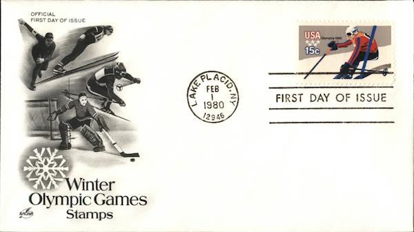 Winter Olympic Games Stamps First Day Covers