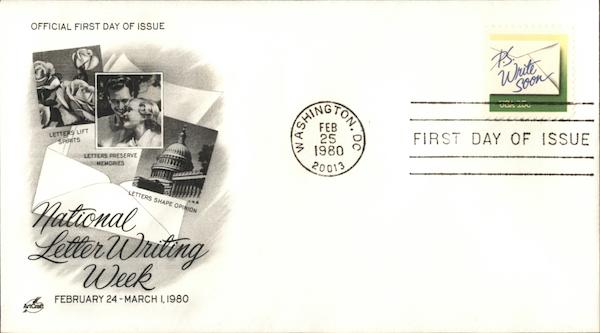 National Letter Writing Week First Day Covers