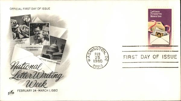 National Letter Writing Week, February 24- March 1, 1980 - Letters Preserve Memories