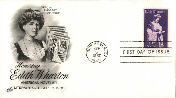 Honoring Edith Wharton First Day Covers