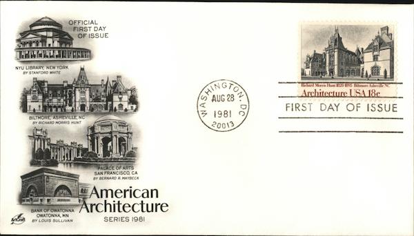 American Architecture First Day Covers