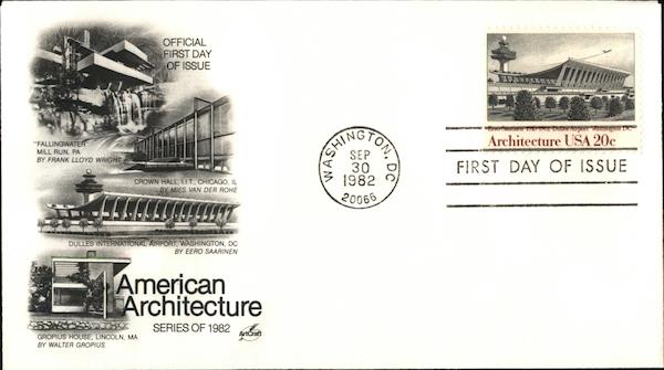 American Architecture Series of 1982 First Day Covers