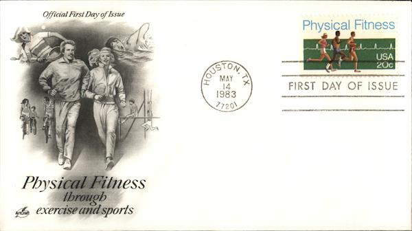 Physical Fitness Through Exercise and Sport First Day Covers