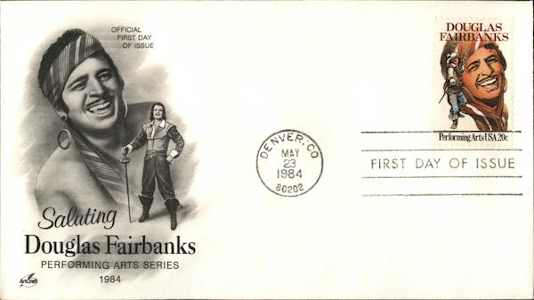 Saluting Douglas Fairbanks First Day Covers