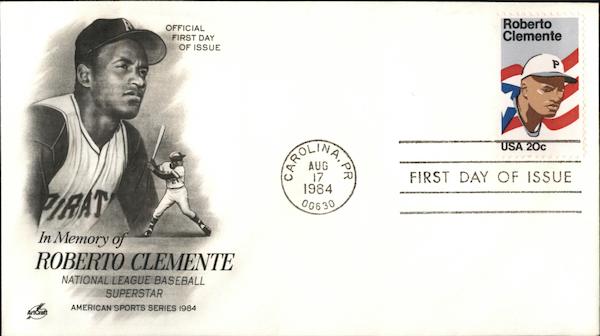 In memory of Roberto Clemente National League Baseball Superstar American Sports Series 1984