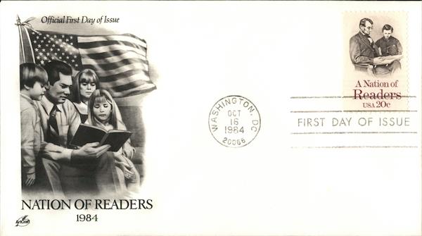 Nation of Readers 1984 First Day Covers