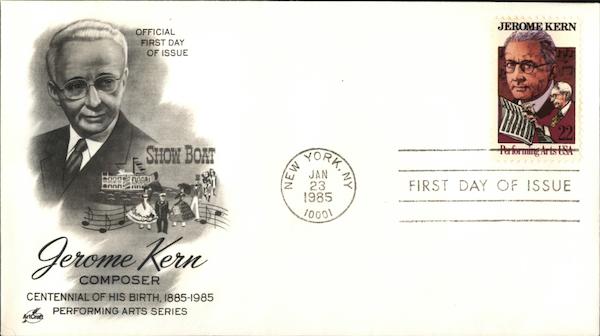 Gerome Kern COMPOSER First Day Covers