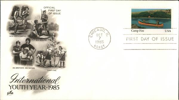 International Youth Year, 1985 First Day Covers