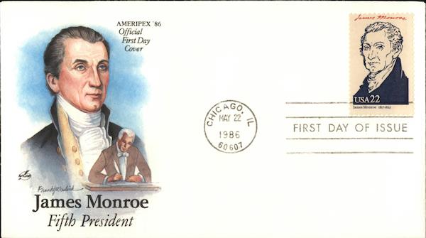 James Monroe First Day Covers