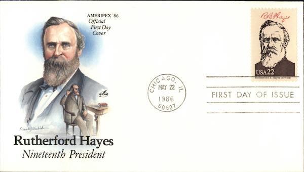 Rutherford Hayes Nineteenth President First Day Covers