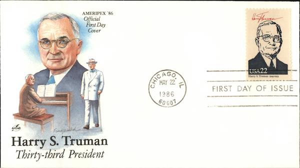 Ameripex '86 - Harry S. Truman - Thirty-third President