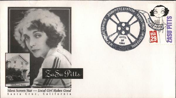 ZaSu Pitts First Day Covers