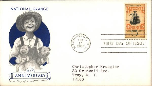 100th Anniversary National Grange First Day Covers