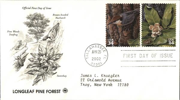 Longleaf Pine Forest First Day Covers