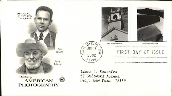 Masters of American Photography First Day Covers