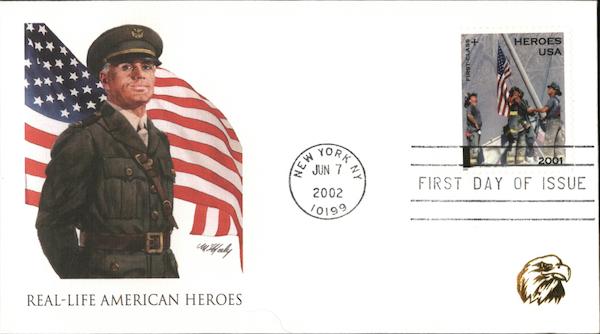 Heroes - Real-Life American Heroes - Marine 9/11 First Day Covers