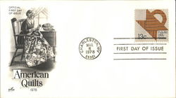 Folk Art - American Quilts, 1978 First Day Cover