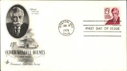 Prominent Americans Series - Oliver Wendell Holmes 1841 - 1935 Justice U.S. Supreme Court First Day Covers First Day Cover First First Day Cover